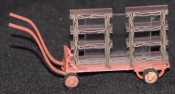 1:72 Scale - Glass Carrying Horse Drawn Wagon - Kit